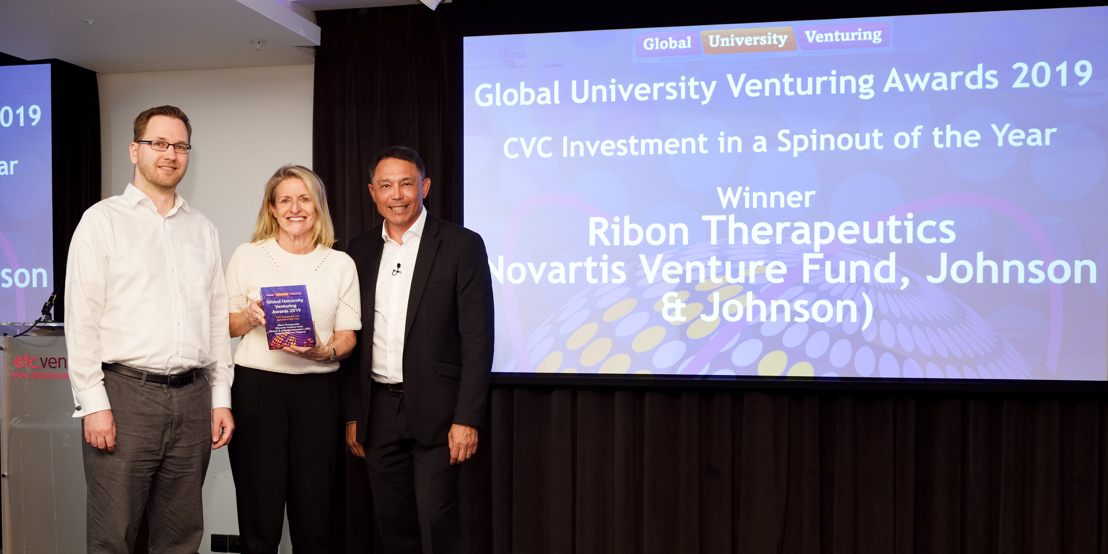 Photo of Ribon Therapeutics winners